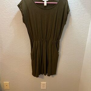 H&M Olive Green Basic Tee